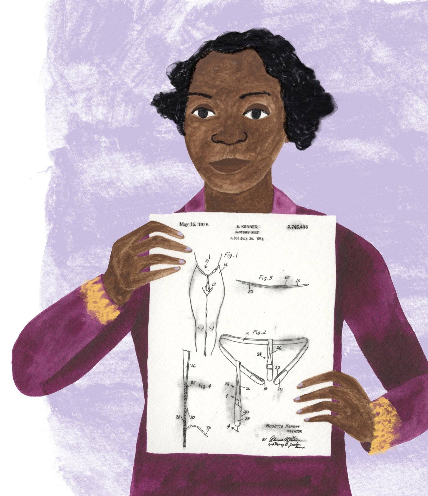 illustration by shreyas r. krishna for forgotten women: the scientists