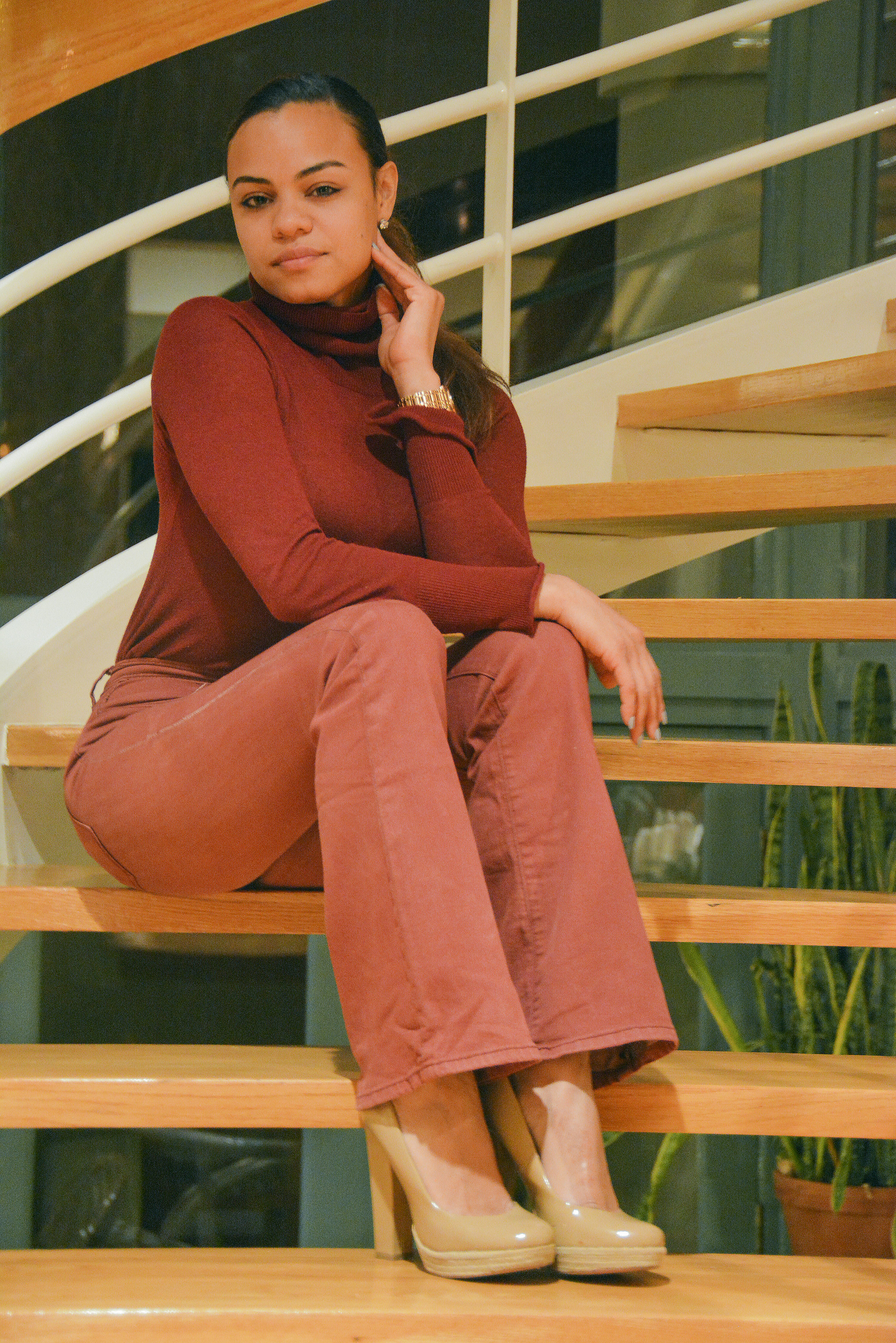 wearing: Silence + Noise jeans, Zara top, Betsy Johnson heels&nbsp;