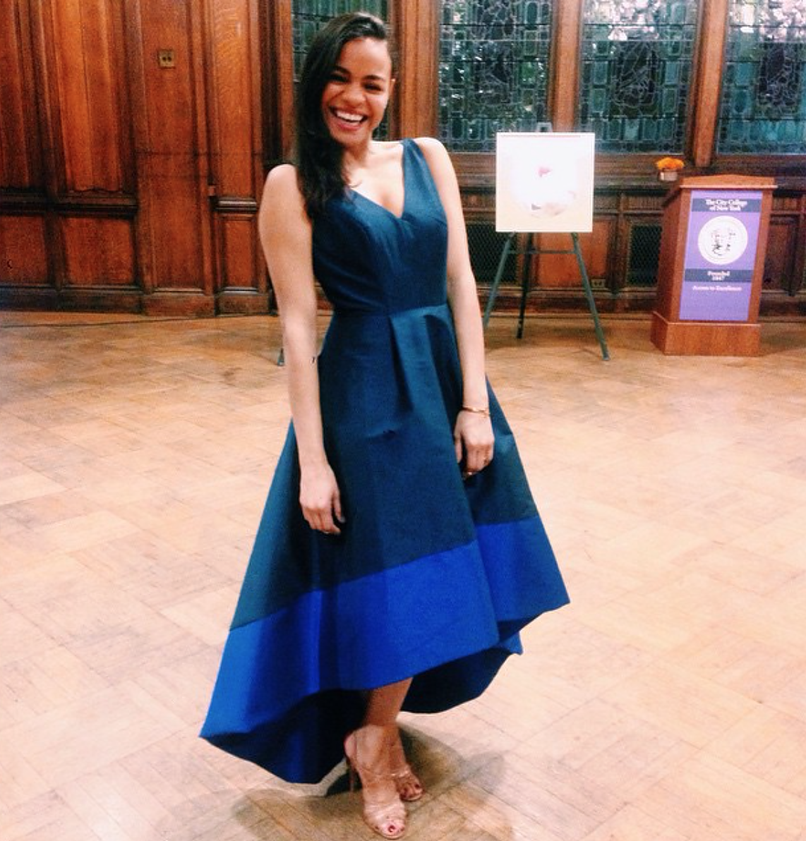 wearing: ML Monique Lhuillier